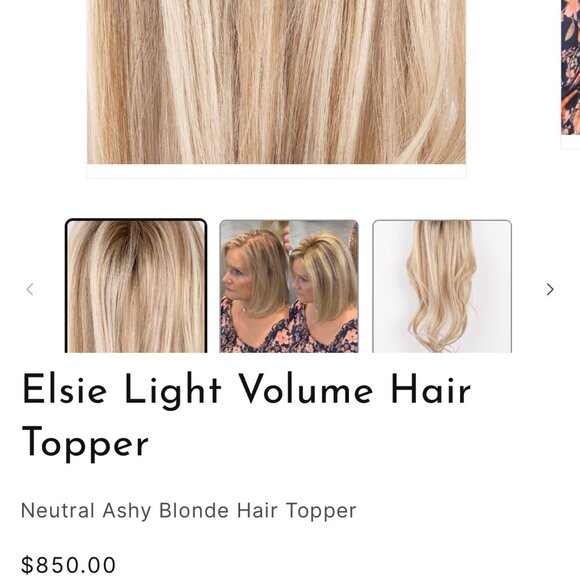 Lauren Ashtyn Collection Light Hair Topper - Picture 6 of 6